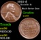 1922-d Lincoln Cent 1c Grades Choice AU