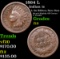 1864 L Indian Cent 1c Grades f+