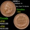 1908-s Indian Cent 1c Grades vf++