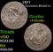 1817 Coronet Head Large Cent 1c Grades vf details