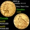1915-p Gold Indian Quarter Eagle $2 1/2 Grades Choice AU/BU Slider
