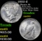 1922-d Peace Dollar $1 Grades Choice+ Unc