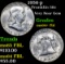 1956-p Franklin Half Dollar 50c Grades Choice Unc+ FBL