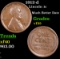 1912-d Lincoln Cent 1c Grades vf++