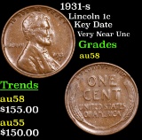 1931-s Lincoln Cent 1c Grades Choice AU/BU Slider