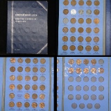 Partial Lincoln cent book 1941-1968 66 coins