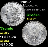 1882-o Morgan Dollar $1 Grades Choice+ Unc