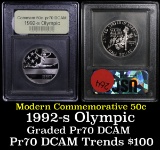 1992-S Olympic Modern Commem Half Dollar 50c Grades GEM++ Proof Deep Cameo