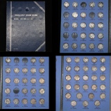 Partial Mercury Head Dime book 1916-1945 68 coins . . Grades