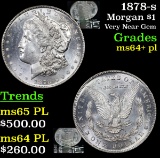 1878-s Morgan Dollar $1 Grades Choice Unc+ PL