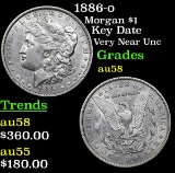 1886-o Morgan Dollar $1 Grades Choice AU/BU Slider