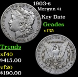 1903-s Morgan Dollar $1 Grades vf++