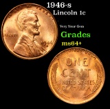 1946-s Lincoln Cent 1c Grades Choice+ Unc