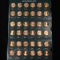 Complete Lincoln cent page 1974-1983 36 coins