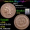 ***Auction Highlight*** 1877 Indian Cent 1c Graded vf+ By USCG (fc)