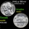 1942-p Silver Jefferson Nickel 5c Grades GEM+ Unc