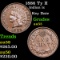 1886 Ty II Indian Cent 1c Grades Select AU