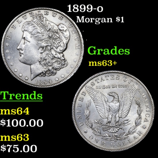 1899-o Morgan Dollar $1 Grades Select+ Unc