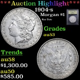 ***Auction Highlight*** 1904-s Morgan Dollar $1 Graded Select AU By USCG (fc)