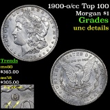 1900-o/cc Top 100 Morgan Dollar $1 Grades Unc Details