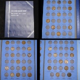 Partial Lincoln cent book 1909-1940 31 coins