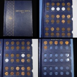 Partial Lincoln cent book 1941-1964 61 coins
