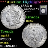 ***Auction Highlight*** 1886-o Morgan Dollar $1 Graded Select Unc By USCG (fc)