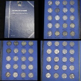 Near Complete Jefferson Nickel book 1938-1959 59 coins
