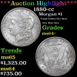 ***Auction Highlight*** 1880-cc Morgan Dollar $1 Grades Choice+ Unc (fc)