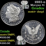 1885-o Morgan Dollar $1 Grades Select Unc+ DMPL