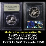 1992-S Olympic Modern Commem Half Dollar 50c Grades GEM++ Proof Deep Cameo