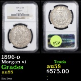 NGC 1896-o Morgan Dollar $1 Graded au55 By NGC