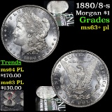 1880/8-s Morgan Dollar $1 Grades Select Unc+ PL