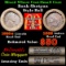 Mixed small cents 1c orig shotgun roll, 1926-s Wheat Cent, 1899 Indian Cent other end
