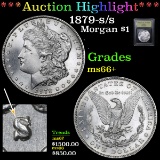 ***Auction Highlight*** 1897-s/s Morgan Dollar $1 Graded GEM++ Unc By USCG (fc)