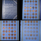 Partial Lincoln cent book 1941-1966 58 coins . .