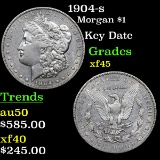 1904-s Morgan Dollar $1 Grades xf+