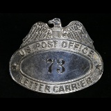Vintage U.S.Post Office Letter Carrier Hat Badge