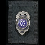Vintage Pafford EMS Emergency Medial Technician Badge Witd ID Holder