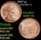 1917-p Lincoln Cent 1c Grades Select+ Unc BN