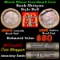 Mixed small cents 1c orig shotgun roll, 1918-d Wheat Cent, 1896 Indian Cent other end Grades