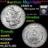 ***Auction Highlight*** 1880-o Morgan Dollar $1 Graded Choice+ Unc By USCG (fc)