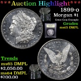 ***Auction Highlight*** 1899-o Morgan Dollar $1 Graded GEM Unc DMPL By USCG (fc)