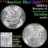 ***Auction Highlight*** 1883-s Morgan Dollar $1 Grades Select Unc (fc)
