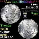***Auction Highlight*** 1889-s Morgan Dollar $1 Graded GEM+ Unc By USCG (fc)