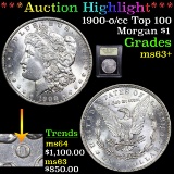 ***Auction Highlight*** 1900-o/cc Top 100 Morgan Dollar $1 Graded Select+ Unc by USCG (fc)