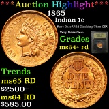 ***Auction Highlight*** 1865 Indian Cent 1c 'Wild Clashing' Graded Choice+ Unc RD by USCG (fc)