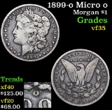 1899-o Micro o Morgan Dollar $1 Grades vf++
