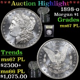 ***Auction Highlight*** 1898-o Morgan Dollar $1 Graded GEM++ PL By USCG (fc)