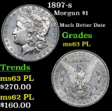 1897-s Morgan Dollar $1 Grades Select Unc PL